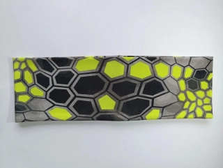 Dvojitá oboustranná čelenka "Hexa neon" vel. 56-59cm